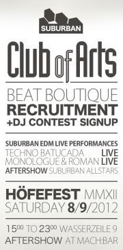 Beat Boutique pres. Suburban Club of Arts@