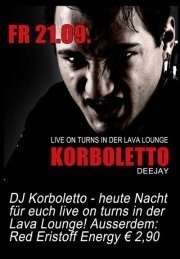 Korboletto Deejay live on turns@Fledermaus Graz