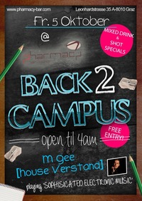 Back 2 Campus - Let's get the Party started!