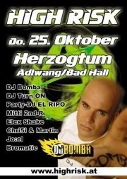 High Risk Party@Duke - Eventdisco