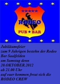 9 Jahre Rodeo Pub - Bar Saalfelden