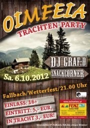 Oimfeia - Trachtenparty@Fallbach