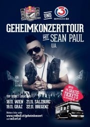 Red Bull Brandwagen & Ö3 auf Geheimkonzerttour mit Sean Paul@top secret