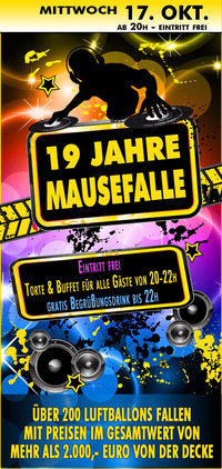 19 Jahre Mausefalle@Mausefalle Linz