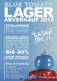 Blue Tomato Lagerabverkauf 2012@Kongress Schladming