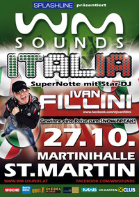 WM-Sounds Italia mit Star-dj Ivan Fillini@Martinihalle