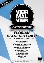 Viermalvier Oktoberfest mit Florian Blauensteiner@Warehouse