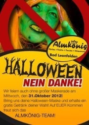 Halloween - Nein Danke!@Almkönig