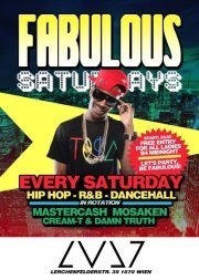 Fabulous Saturdays - Hip Hop and RB