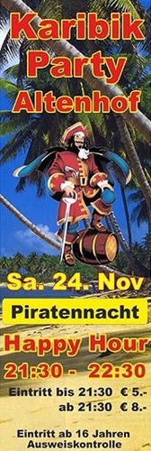 Piratennacht bei der Karibik-Party Altenhof