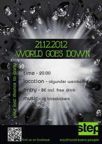 World goes down@Meran, Algunder Weinkeller