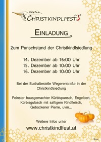 Punschtand des Vereins ChristkindlfestCM @Pfarre Christkind