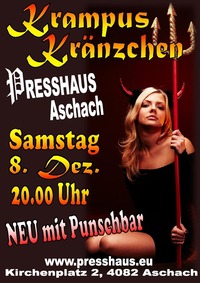 Krampuskränzchen@Presshaus Aschach