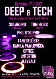 Deep  Tech - No Main but Stream Party@Bliss Club