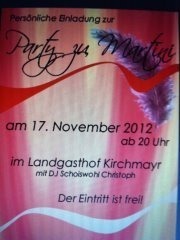 Party zu Martini