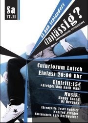 Maturaball (zu)lässig@Culturforum Latsch