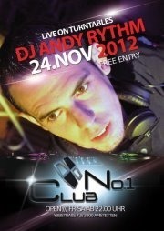 No1 Club presents DJ Andy Rythminsomnia After Party