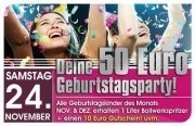 Deine 50 Euro Geburtstagsparty@Bollwerk