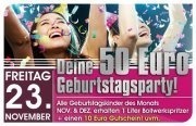 Deine 50 Euro Geburtstagsparty