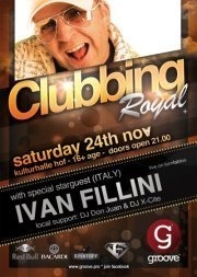Clubbing Royal mit Dj Ivan Fillini@Kulturwerkstätte