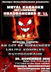 Headbangers Ball - Live Metal Karaoke@Escape Metalcorner