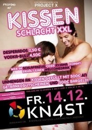 Freaking Out: Kissenschlacht XXL@KN4ST