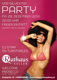 Vor-Silvester Party@Rathaus Keller