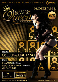 Austrian Dancehall Queen Contest 2012 presented by YMMD Entertainment  @Club Couture