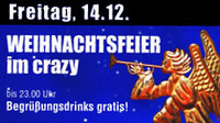 Weihnachtsfeier im crazy