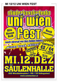 Uni Wien Fest - winter break edition@Säulenhalle