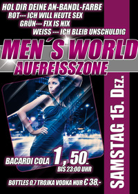 Men´s World - Aufreisszone