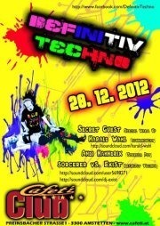 Definitiv Techno@Cafeti Club