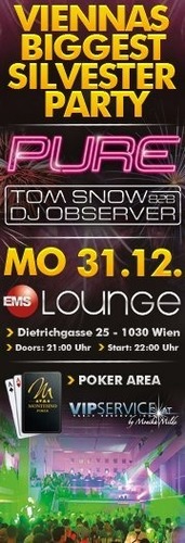 Pure NYE - Viennas Biggest Silvesterparty@EMS Lounge