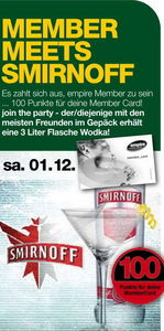 Member meets Smirnoff@Empire St. Martin