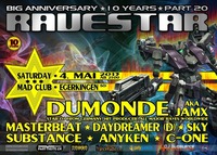 Ravestar 20 -10 Years@Happy & Mad Dance Club