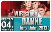 Wir sagen danke fürs Jahr 2012