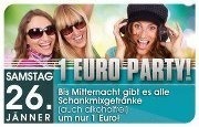 1 Euro Party @Bollwerk Klagenfurt