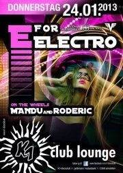 E - for Electro@K1 - Club Lounge