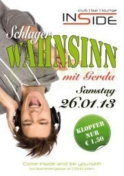 Schlagerwahnsinn mit DJ Gerda@Inside Bar