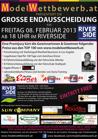 Die 100 Top Models von Modelwettbewerb.at@Riversiede Shooping an der Liesing