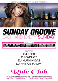 Sunday Groove@Ride Club