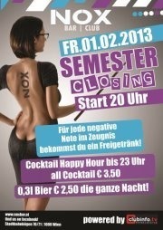 Nox Semester Closing@Nox Bar