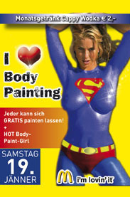 I love Body Painting@Cestlavie