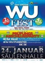 WU Fest - Große Prüfungsabschluss Party@Säulenhalle