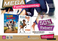 Mega Familensonntag@Hollywood Megaplex