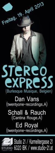 Stereo Express (Burlesque Musique, Belgium)@Studio 21