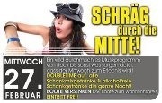 Schräg durch die Mitte