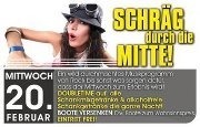 Schräg durch die Mitte