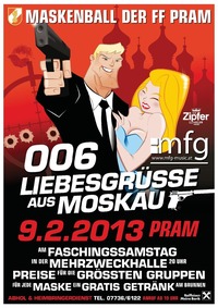 Maskenball der FF Pram - 006 Liebesgrüße aus Moskau@Mehrzweckhalle Pram