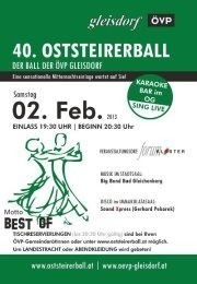 40. Oststeirerball in Gleisdorf@Forumkloster Gleisdorf